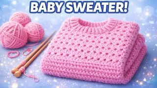 💫💯Brilliant 💖 knitting🧶 baby👶🏻sweater🩷 with beautiful ❤️ pattern and unique✨ design 💕|How⭐ to make?💗