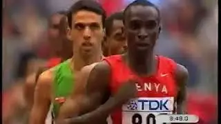 Men's 5000m Final - Paris World Championship - 31 August 2003 - Eliud Kipchoge
