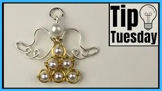 Modified Chainmaille Angel Pendant Tutorial