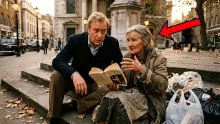 Michael Caine Found  Homeless Woman Reading Shakespeare What She Said Next Changed His Life Forever