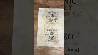 Busy Bee Coffee Stain Art: Buzzing Creativity with Caffeine-inspired Masterpieces!