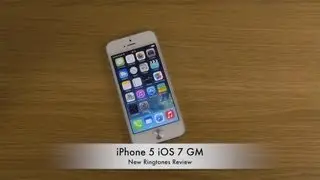 iPhone 5 iOS 7 GM - New Ringtones Review