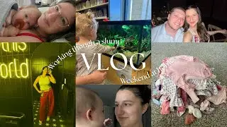 vlog: going to the library + spending time at home + organizing baby clothes