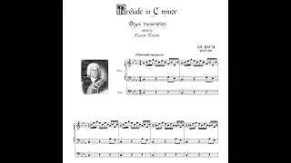 J.S. Bach: Prelude BWV 999 - Organ transcription