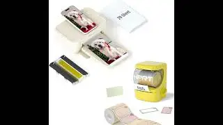 HPRT 4x6 Photo Printer Beige Unboxing + Label Maker Yellow | Wireless Printing Review (NEW)