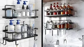 OMAIRA Stainless Steel Shower Organizer & Features