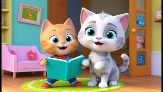 Baby Kitten Visits Grandma | Cute Kids Nursery Rhyme Animation