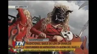 Tradicional baile de los 24 diablos
