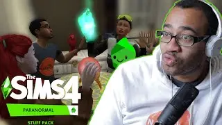 The Sims 4:  PARANORMAL Stuff Pack Gameplay Review | Resurrecting Ghosts in a Haunted House PART 1