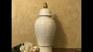 Goodwill Thrift Flip l Makeover Ginger Jar l Glam