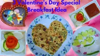 3 Valentine's Day Special Breakfast  Ideas💕  for Your Loved One's  | Heart-Shaped Food