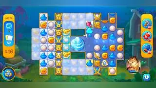 фишдом 2022 # 10574 уровень - прохождение без бустеров # Fishdom,  10574  level - no Boosters.