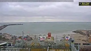 Wild Hovercraft flight, Southsea to Ryde IoW (09/02/21) | Railcam LIVE