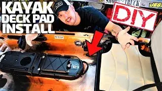 Kayak Deck Pad install / DIY / Vibe Sea Ghost deck padding Kit