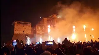 Rimini, Capodanno 2023. Incendio al Castello
