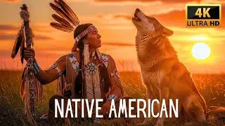 Relaxing Flute Music | Native American Sleep Music | Soothing Meditation & Healing Fire