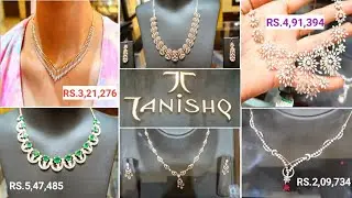 Diamond Necklace Designs with Prices | Latest Diamond Collection | Tanishq Diamond jewellery