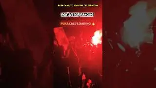 Even rain can't stop celebrations Prabhas birthday celebration in Vizag 🌊#trending#viral#prabhas#fun