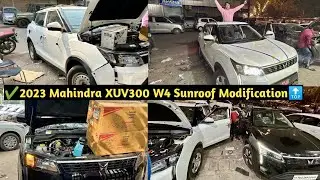 ✅2023 Mahindra Xuv300 W4 Sunroof Modification✅ Xuv300 W4 Modified✅ Xuv300 W4 Base Model✅ Xuv300 W4