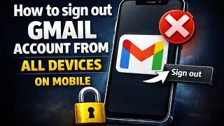 How to Sign Out Gmail Account From All Devices in Mobile | Logout Gmail from All Devices in 1 Minute
