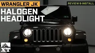 Jeep Wrangler JK Replacement Halogen Headlight Review & Install