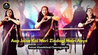 Aap Jaisa Koi Meri Zindagi Main Aaye Dance | Black Saree | Viral Video | Wedding Dance by Saloni