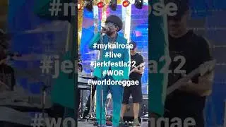 #mykalrose #live at this years #jerkfestla22   #wor #worldoreggae