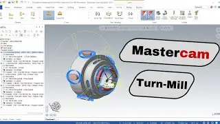 Mastercam Turn-Mill Machine Programming inside the Mastercam Lathe Toolpath's !