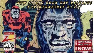 New Comic Book Day releases for Wednesday, August 23rd