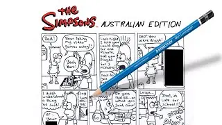 Australian Simpsons & Other Terrible Comics I Made