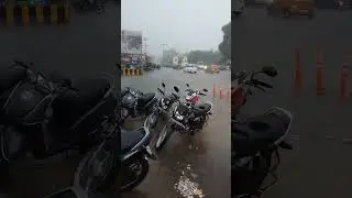 Heavy rain fall ☔#aurangabad #maharashtra #city of gates