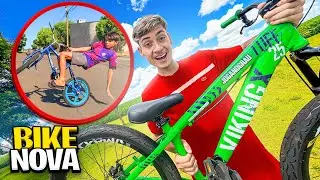 ESSA É A NOVA BIKE DE GRAU DO MENINO PRODÍGIO!!!