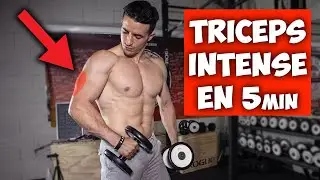 Triceps entrainement intense en 5min (à la maison)