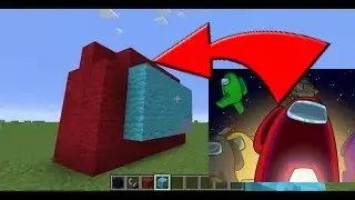 How to make a portal to the Among Us Dimension in MineCraft!!! (WE SAW IMPOSTOR)