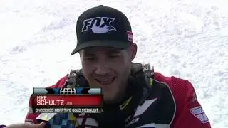 Mike Schultz 3-peats in Snowmobile SnoCross Adaptive