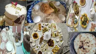 #كلنا_ام_عبد النور# الجزائرية /عرضة لي دارتها لنا بنتي/ كسرة فطير/طعام بالزبيب ومرقة