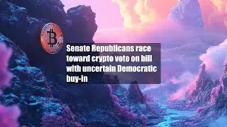 Senate Republicans race toward crypto vote on bill with uncertain Democratic buy-in