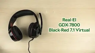 Розпаковка Real-El GDX-7800 Black-Red 7.1 Virtual