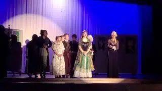 Elsa's coronation from the Frozen Jr. musical performed by EHS.