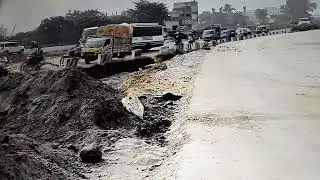 మన అమరావతి. చినకాకాని నుండి గొల్లపూడి వరకు లింకు కలిపే రోడ్డు దగ్గర పనులు&దొండపాడునుంచిరోడ్డు పనులు 