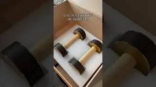 The World&rsquo;s Most Expensive Dumbbells #dumbbell #louisvuitton #money