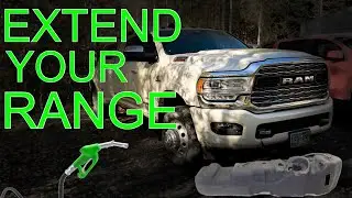 RAM 3500 FUEL TANK UPGRADE: FUEL MILEAGE: EXTENDED RANGE: TITAN XXL FUEL TANKS