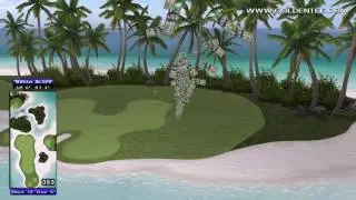 Golden Tee Great Shot on Sandy Reef!
