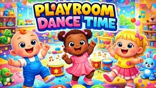Playroom Dance Time | One Two Three | Fun 3D Animated Baby Rhyme