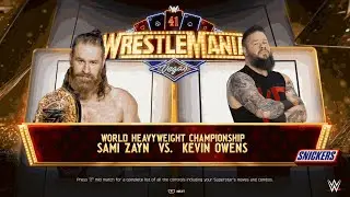 WRESTLEMANIA 42 - Kevin Owens X Sami Zayn