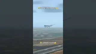 KLM A330 Low Visibility Landing FAIL 🌫️💥 | KLM Shorts | AeroGuardian#aviation #shorts