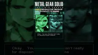 Meryl Reveals the Truth behind Shadow Moses! #shorts #metalgearsolid #gaming #hideokojima #mgs