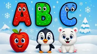 ABC Phonics Song ❄️ | Winter Wonderland ⛄🦌 | A for Apple 🍎 B for Ball | ABC alphabet Song