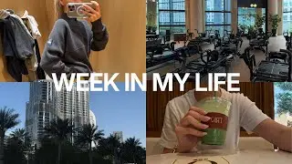 VLOG: lagree, skincare faves, matcha review, dubai mall, russian manicure