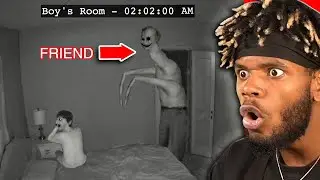 His imaginary friend comes to life at night... *SCARY*
